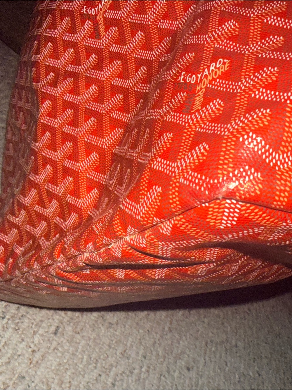 Goyard Red GM Tote - Picture 5 of 16